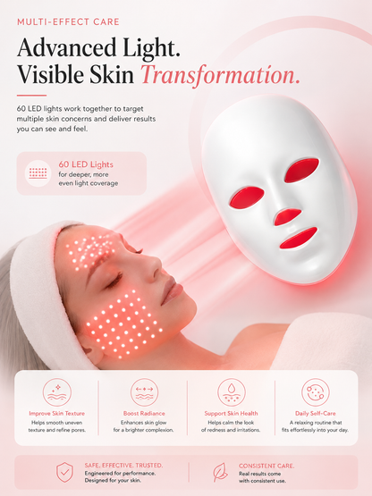 Rechargeable Facial LED Mask